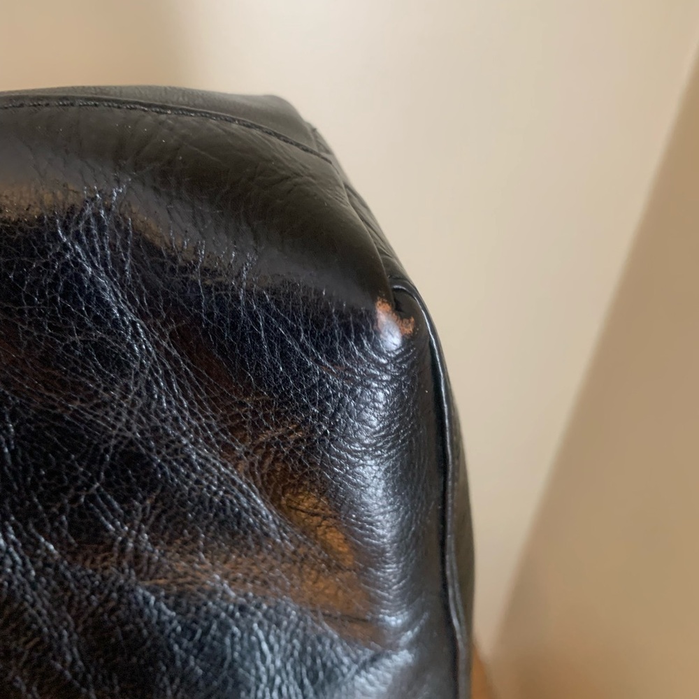 HOBO International Black Leather Shoulder Bag Basic Capsule Classic purse - Picture 7 of 13